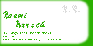 noemi marsch business card